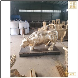 貼金銅牛雕塑價(jià)格 